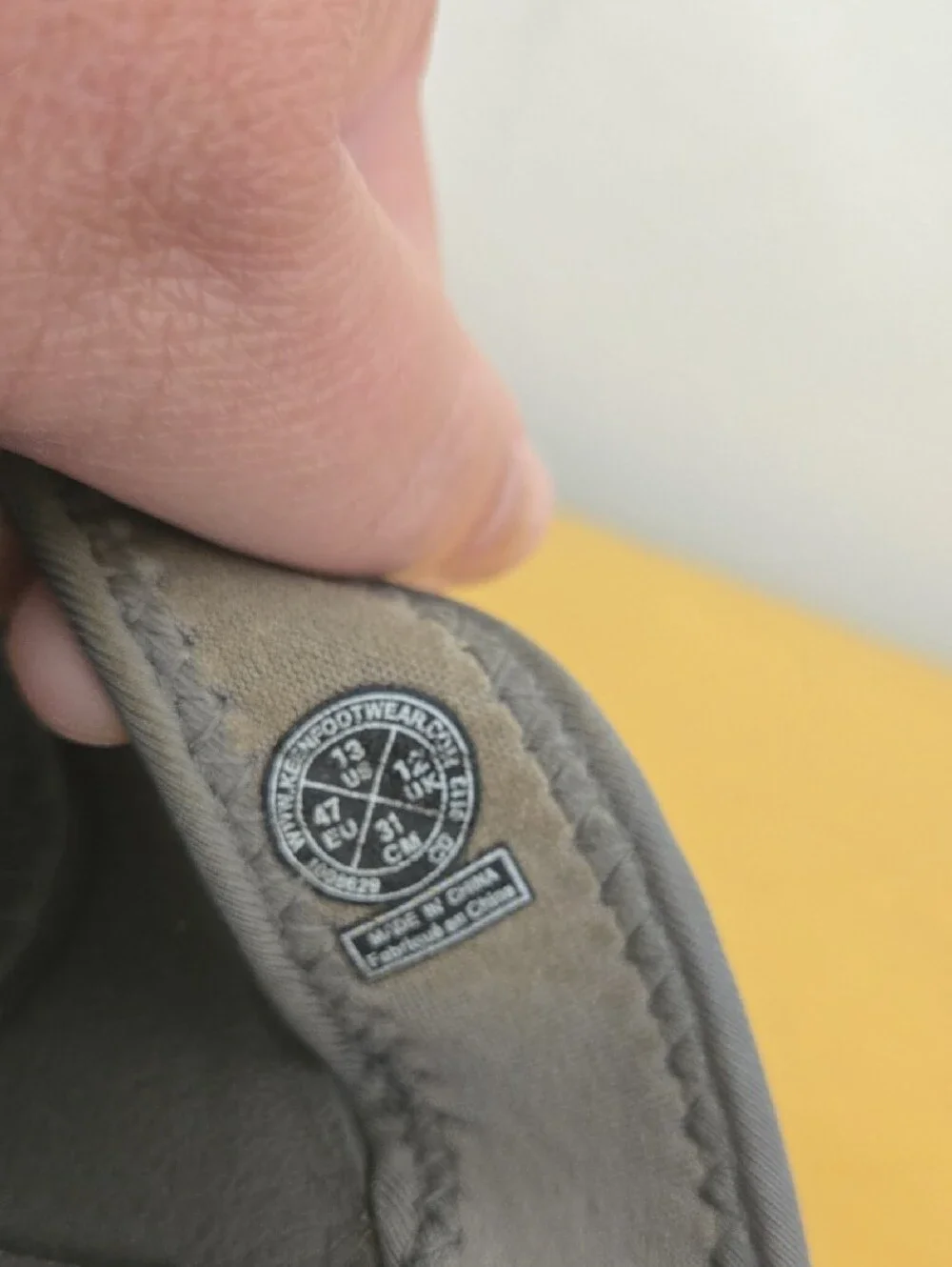Keen Men's Black Webbing Strap Flip Flops